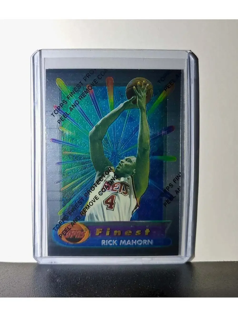 Rick Mahorn 1994-95 Topps Finest #296 Basketball Card